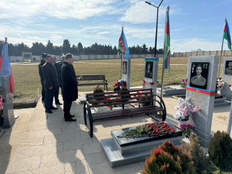 Vətən müharibəsi qəhrəmanı, şəhid baş leytenant Azad Hümbətovun doğum günü ilə əlaqədar əziz xatirəsi yad edilib