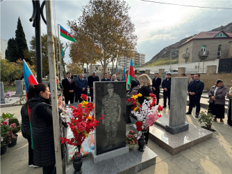 Vətən müharibəsi şəhidi Qələndər Alıyevin ildönümündə məzarı ziyarət edilib