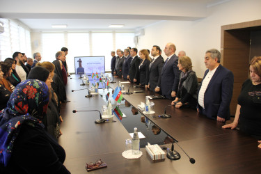 Nizami rayonunda məskunlaşmış Xocalı sakinləri ilə görüş keçirilib