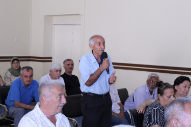 Nizami Rayon İcra Hakimiyyətinin başçısı Coşqun Cəbrayılov iyul ayında növbəti səyyar qəbullar keçirib