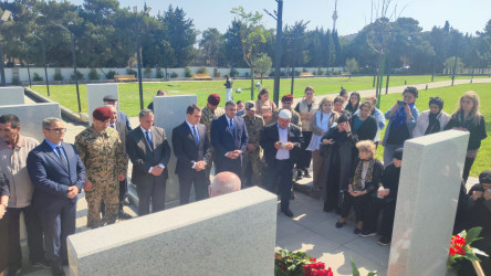 Vətən müharibəsi şəhidi Vüqar İnşallah oğlu Cəfərovun məzarı ziyarət edilib