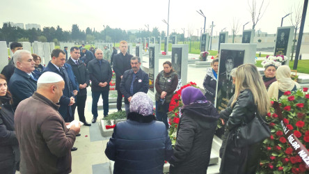 Şəhid Teymur Qaraisayevin məzarı ziyarət edilib