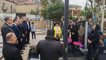 Vətən müharibəsi şəhidi Qələndər Alıyevin məzarı ziyarət edilib