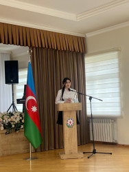 Nizami rayonunda “Heydər Əliyev və Azərbaycan tarixi” mövzusunda referat yazı müsabiqəsinin yekun mərhələsi keçirilib