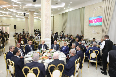 Nizami rayonunda iftar süfrəsi açılıb