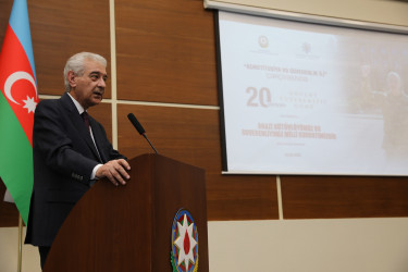 Nizami rayonunda Dövlət Suverenliyi Günü münasibətilə konfrans keçirilib