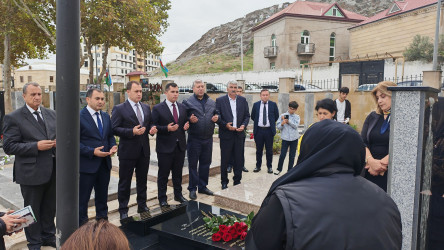Vətən müharibəsi şəhidi Qələndər Alıyevin məzarı ziyarət edilib