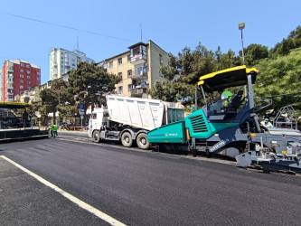 Nizami rayonunda daha bir küçə təmir olundu