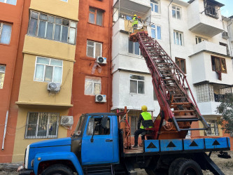 Nizami rayonunda təmir-bərpa işləri davam etdirilir