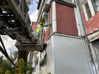 Nizami rayonunda təmir-bərpa işləri davam etdirilir