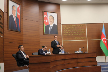 Nizami rayonunda 2025-2026-cı illərin qış mövsümünə hazırlıq və qarşıda duran vəzifələrlə bağlı müşavirə keçirilib