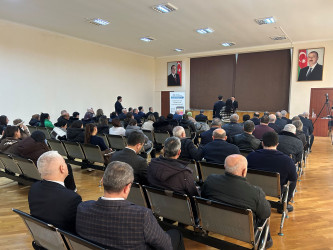 Nizami Rayon İcra Hakimiyyətinin başçısı sakinlərlə növbəti səyyar qəbul keçirib