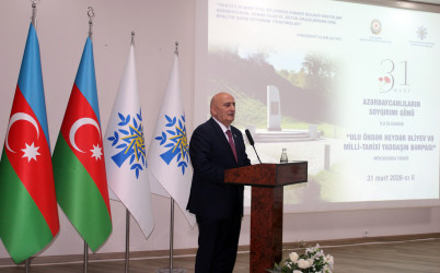 Nizami rayonunda 31 Mart – Azərbaycanlıların Soyqırımı Günü ilə əlaqədar tədbir keçirilib