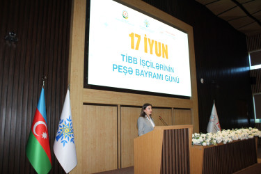 Nizami rayonunda Tibb İşçilərinin Peşə Bayramı Günü qeyd edilib