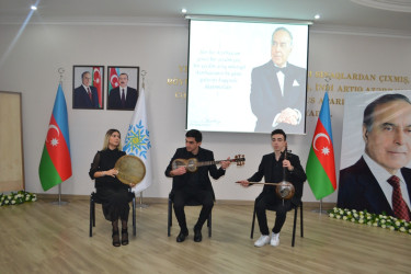 Nizami rayonunda “Heydər Əliyev və Azərbaycanda gənclər siyasəti” mövzusunda tədbir keçirilib