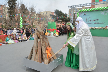 Nizami rayonunda Novruz şənliyi keçirilib