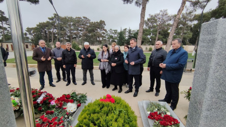 Vətən müharibəsi şəhidi Namiq Cavadovun məzarı ziyarət edilib