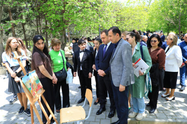 Nizami rayonunda “Konstitusiya və Suverenlik İli” çərçivəsində rəsm müsabiqəsi keçirilib