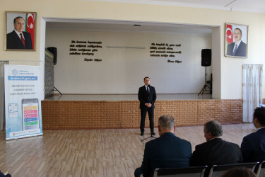 Nizami rayonunda növbəti səyyar qəbul keçirilib