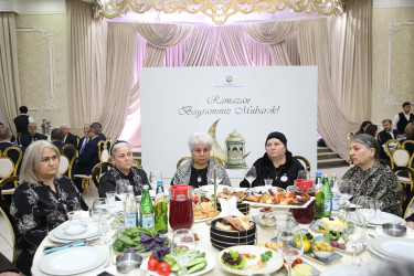 Nizami rayonunda iftar süfrəsi açılıb