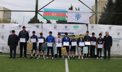 Nizami rayonunda Ümummilli Lider Heydər Əliyevin anadan olmasının 103-cü ildönümü münasibətilə futbol turniri keçirilib