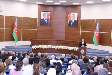 Nizami rayonunda “Qərbi Azərbaycan irsi” kitabının I cildinin təqdimat mərasimi keçirilib