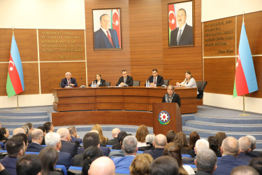 Nizami rayonunda cənab Prezident İlham Əliyevin YAP-ın VIII Qurultayındakı nitqindən irəli gələn vəzifələrin icrası ilə bağlı müşavirə keçirilib