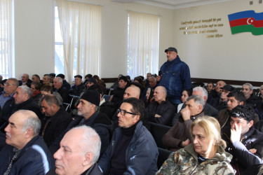 İcra Hakimiyyətinin başçısı Coşqun Cəbrayılov növbəti səyyar qəbul keçirib