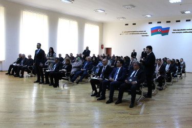 Nizami Rayon İcra Hakimiyyətinin başçısı sakinlərlə növbəti səyyar qəbul keçirib