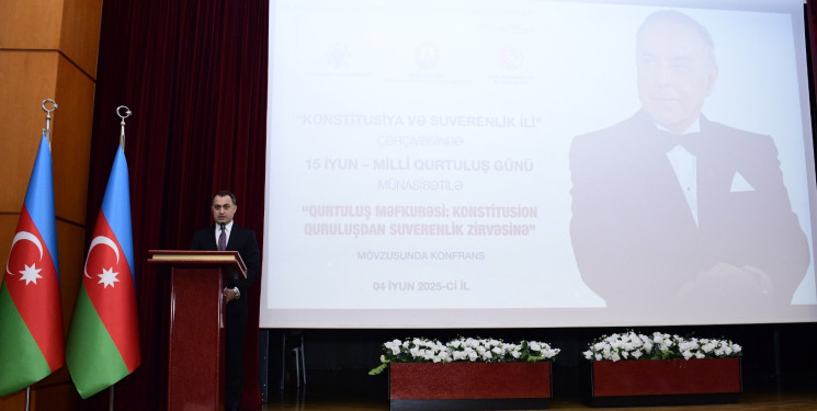 Nizami rayonunda 15 İyun – Milli Qurtuluş Gününə həsr olunmuş konfrans keçirilib