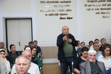 Rayon İcra Hakimiyyəti başçısının may ayında növbəti səyyar qəbulları keçirilib