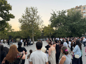 Nizami rayonunda açıq hava konserti təşkil edilib