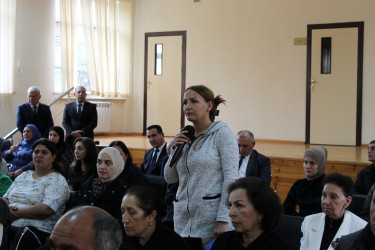 Rayon İcra Hakimiyyətinin başçısı Coşqun Cəbrayılov rayon sakinləri ilə növbəti səyyar qəbul keçirib