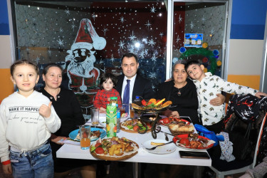 Nizami rayonunda şəhid və qazi övladları üçün bayram şənliyi təşkil olunub