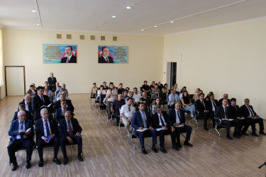 Nizami rayonunda növbəti səyyar qəbul keçirilib