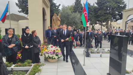 Vətən müharibəsi şəhidi Eltun Vüqar oğlu Qasımovun məzarı ziyarət edilib