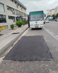 Nizami rayonunda intensiv yağıntıların yollarda yaratdığı fəsadlar aradan qaldırılır