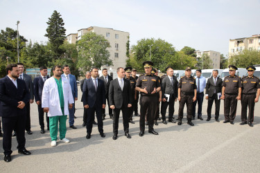 Nizami rayonunda mülki müdafiə üzrə nümunəvi məşqlər keçirilib