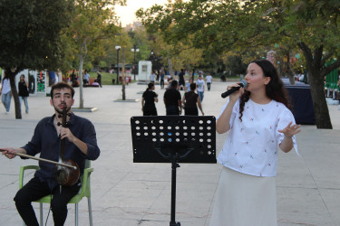 Nizami rayonunda açıq havada növbəti yay konserti təşkil edilib