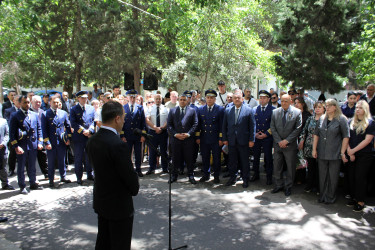 Nizami rayonunda Milli Qəhrəman İqor Kşnyakinin xatirə lövhəsinin açılışı olub