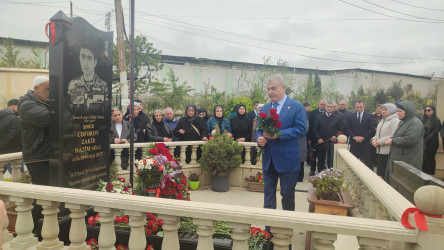 Şəhid Zakir Cəfərovun doğum günündə xatirəsi anılıb
