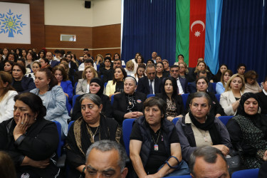 Nizami rayonunda Dövlət Suverenliyi Günü münasibətilə konfrans keçirilib