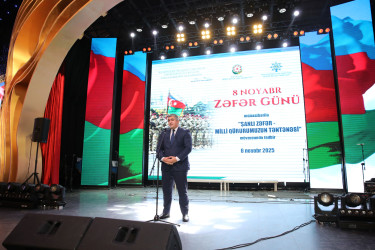 Nizami rayonunda Zəfər Gününün 5-ci ildönümü münasibətilə möhtəşəm tədbir keçirilib