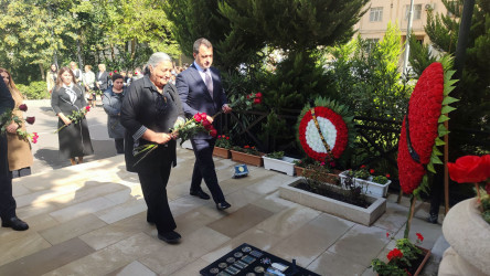 Vətən Müharibəsi şəhidi, mayor İlkin Cəfər oğlu Rzayevin xatirə kompleksi ziyarət edilib