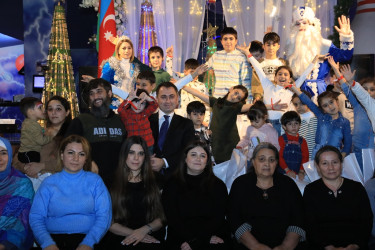 Nizami rayonunda şəhid və qazi övladları üçün bayram şənliyi təşkil olunub