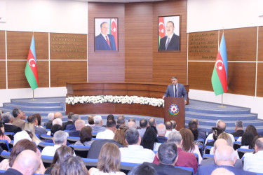 Nizami rayonunda “Qərbi Azərbaycan irsi” kitabının I cildinin təqdimat mərasimi keçirilib