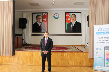 Nizami Rayon İcra Hakimiyyətinin başçısı Coşqun Cəbrayılov rayon sakinləri ilə növbəti səyyar qəbullar keçirib