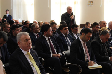 İcra Hakimiyyətinin başçısı Coşqun Cəbrayılov növbəti səyyar qəbul keçirib