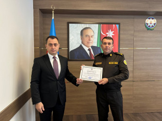 Nizami Rayon İcra Hakimiyyətində Fövqəladə Hallar Nazirliyinin 20-ci ildönümü münasibətilə görüş keçirilib