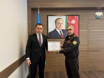 Nizami Rayon İcra Hakimiyyətində Fövqəladə Hallar Nazirliyinin 20-ci ildönümü münasibətilə görüş keçirilib